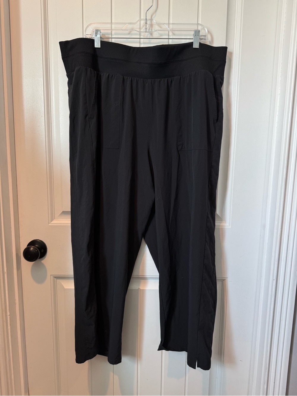 Talbots T by Talbots Black Pull-On Wide Leg Active Pants 2X